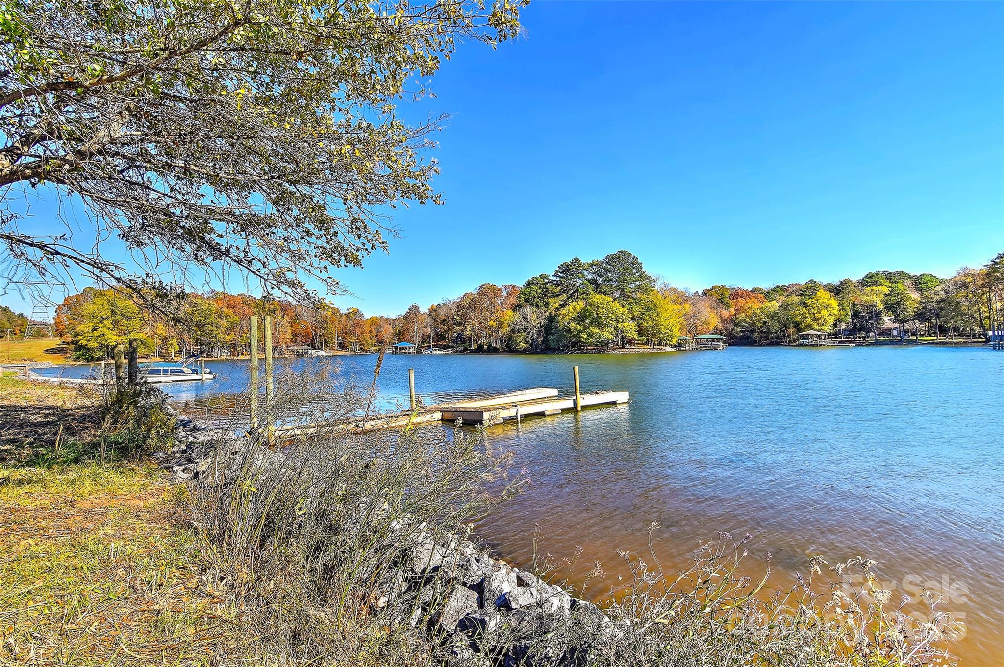 597 Evergreen Road Clover, SC 29710 - Photo 22 of 23 a view of a lake with houses