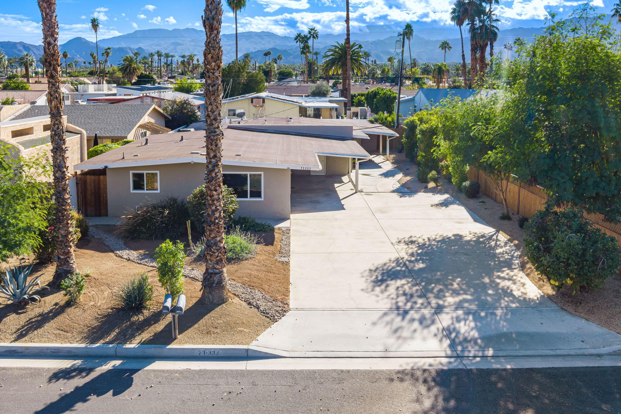 a picture of houses with yard