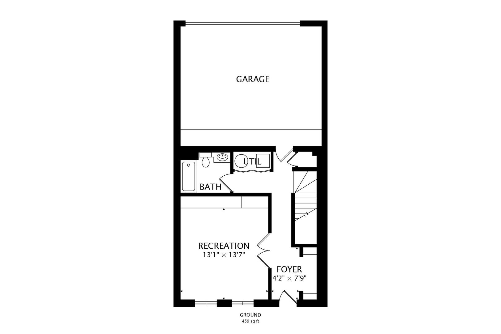 1137 West Monroe Street Chicago, IL 60607 - Photo 32 of 33 a picture of a bench in front of a wall