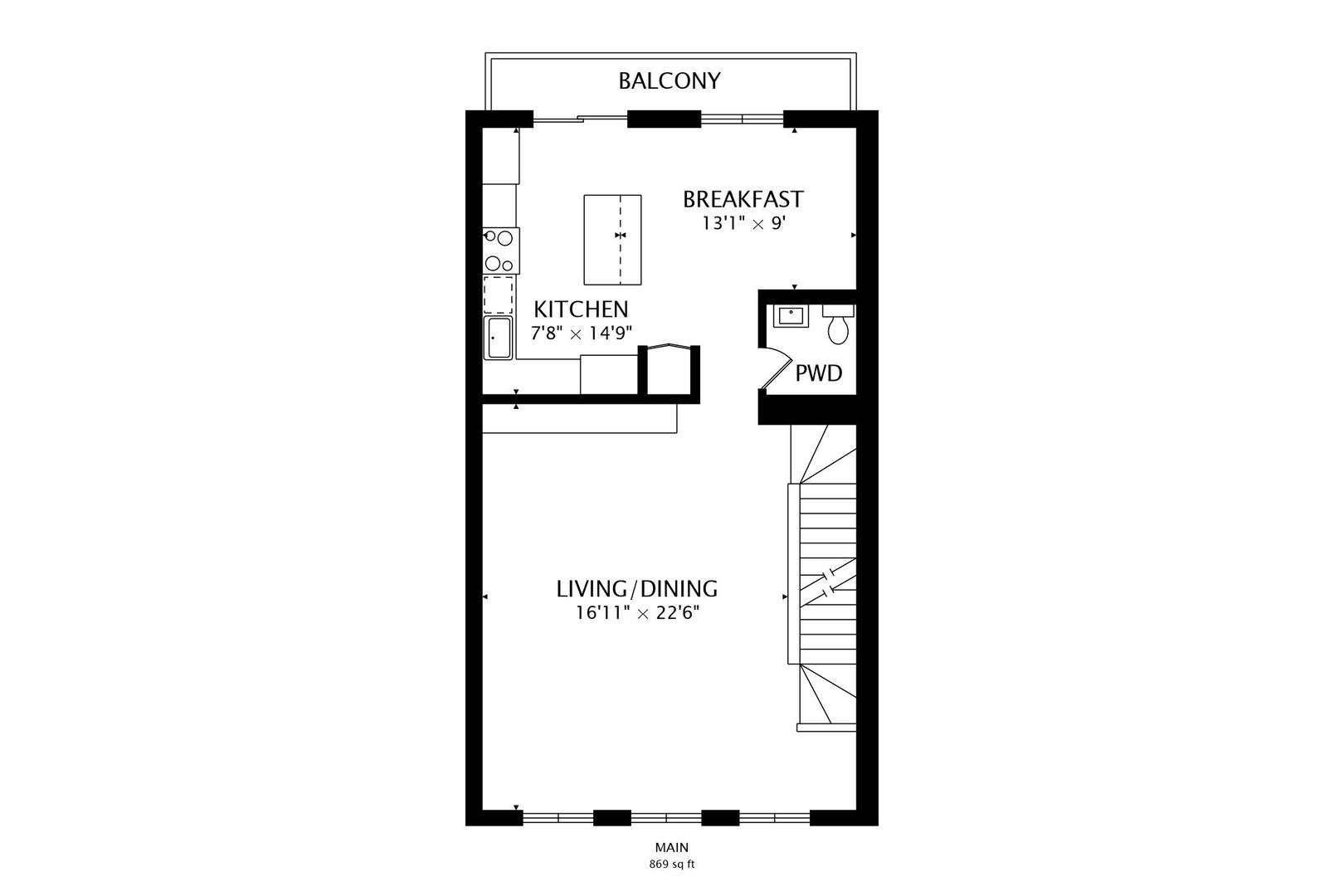 1137 West Monroe Street Chicago, IL 60607 - Photo 33 of 33 a picture of a floor plan