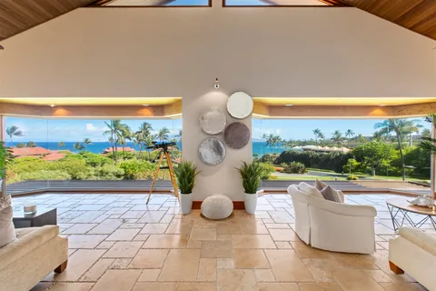 a view of swimming pool from a balcony