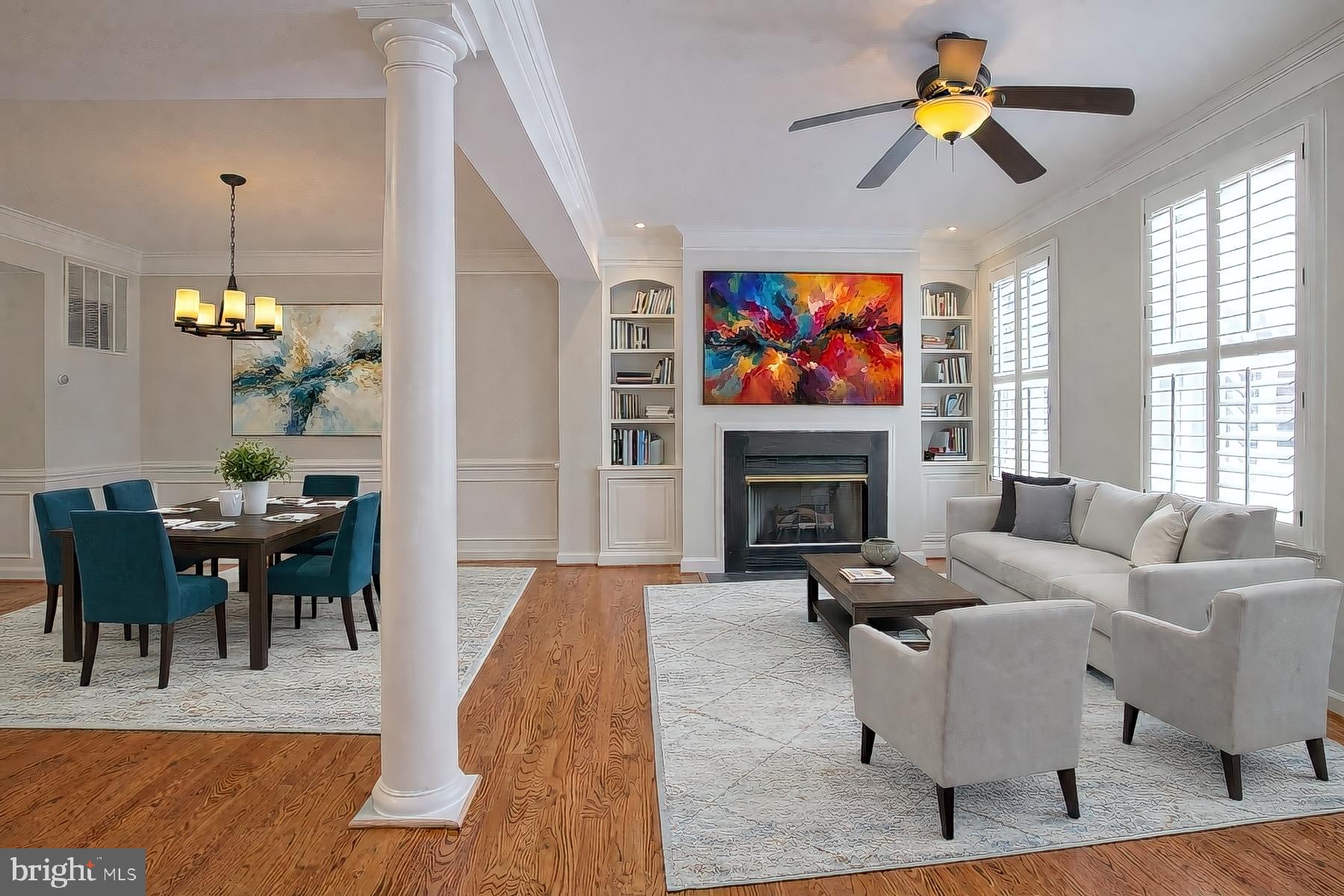 11117 Little Compton Drive Reston, VA 20191 - Photo 18 of 58 Bright and inviting open living space.