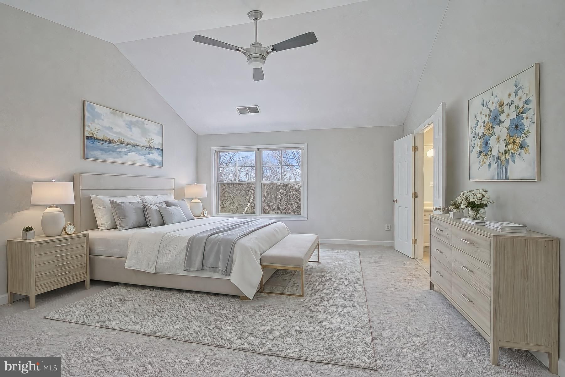 11117 Little Compton Drive Reston, VA 20191 - Photo 24 of 58 Primary suite with a cathedral ceiling