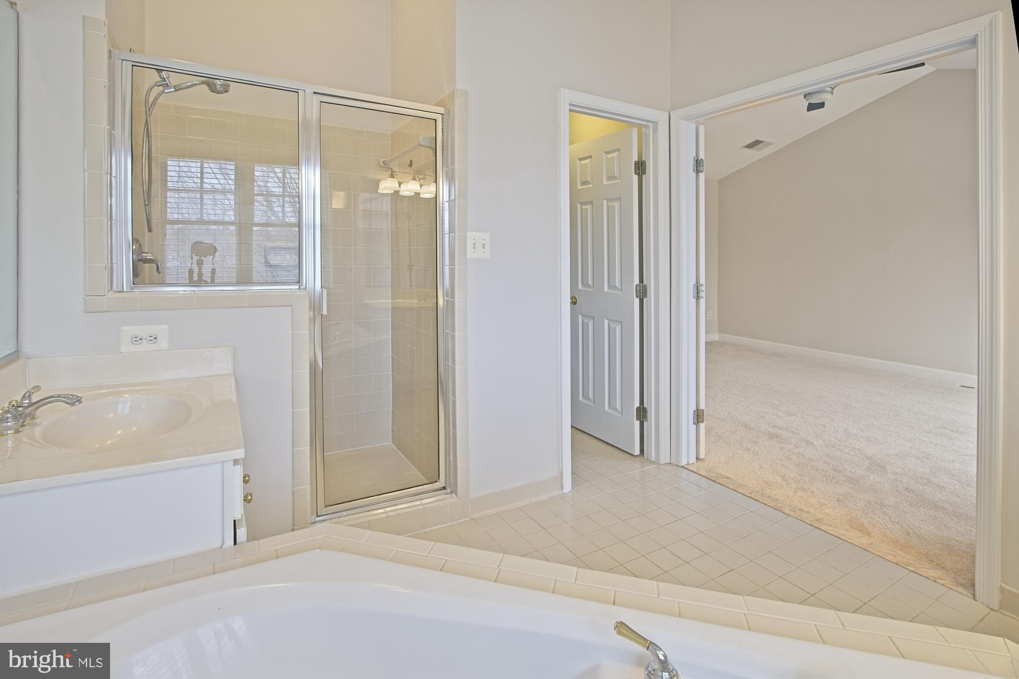11117 Little Compton Drive Reston, VA 20191 - Photo 28 of 58 Spacious shower and separate water closet