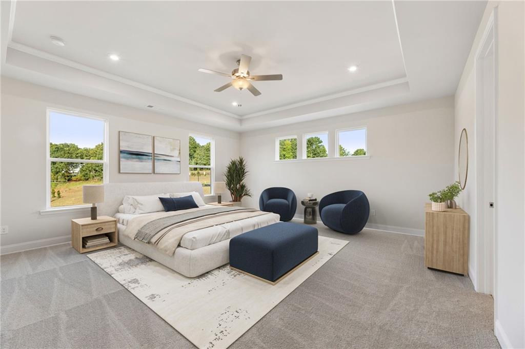 6944 Melody Ridge Road Buford, GA 30518 - Photo 11 of 24 a bedroom with a bed and window