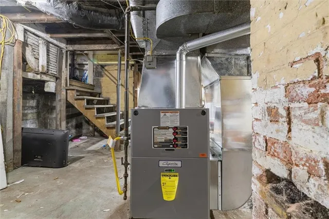 a view of a storage room