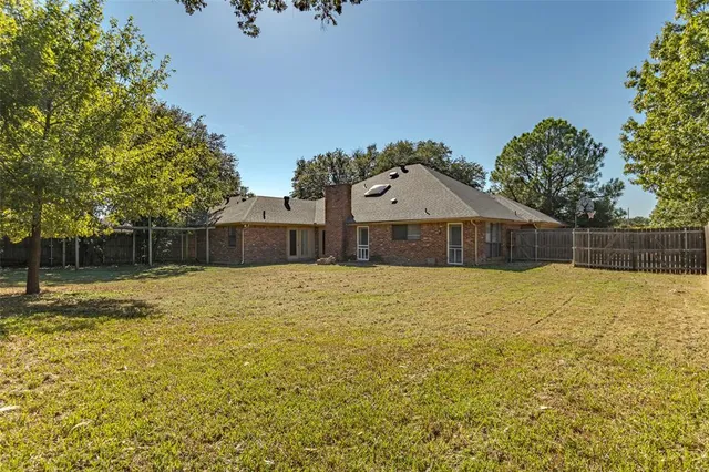 a swimming pool with yard
