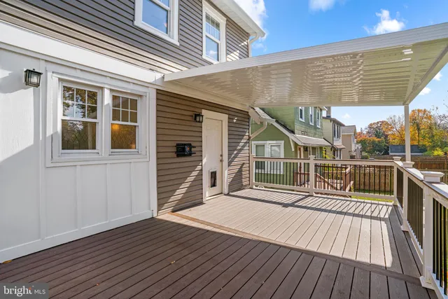 a view of a house with wooden floor
