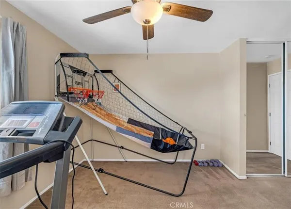 a room with furniture