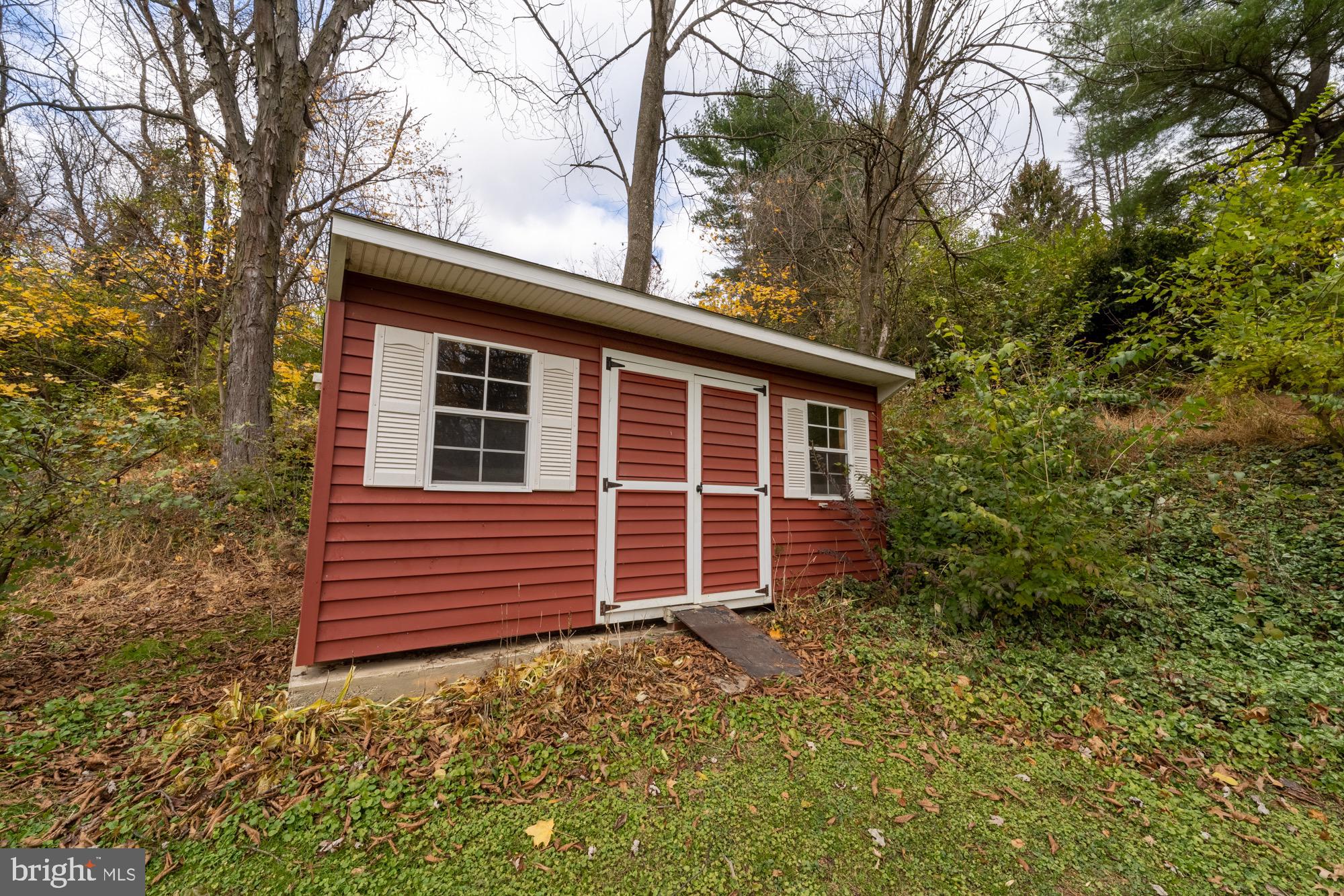 1433 County Line Road Bechtelsville, PA 19505 - Photo 11 of 45 Detached shed in the backyard