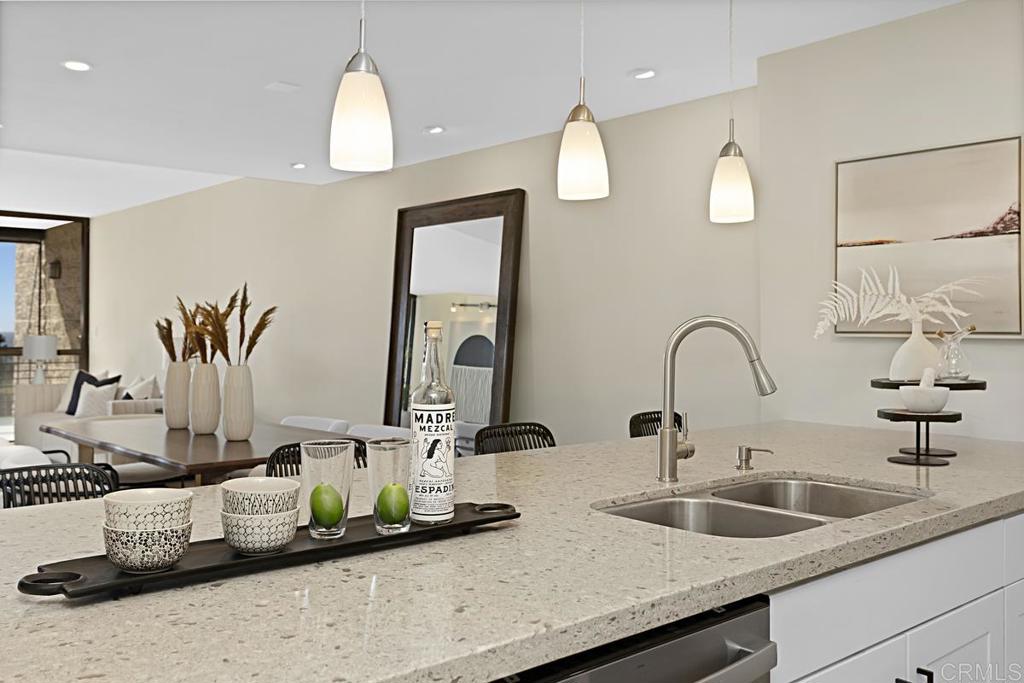 2500 Torrey Pines Road, Unit 503 La Jolla, CA 92037 - Photo 13 of 46 a bathroom with double vanity sinks and a mirror