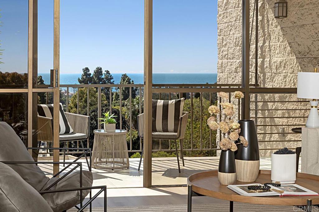 2500 Torrey Pines Road, Unit 503 La Jolla, CA 92037 - Photo 4 of 46 a view of balcony and patio with potted plants