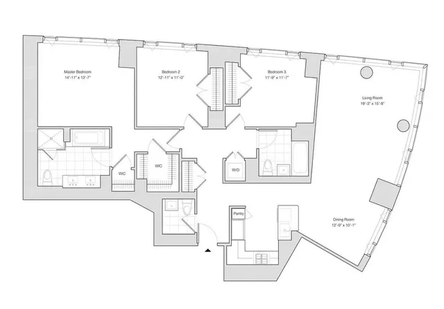 $2,850,000 | 70 Little West Street, Unit 32E | Battery Park City