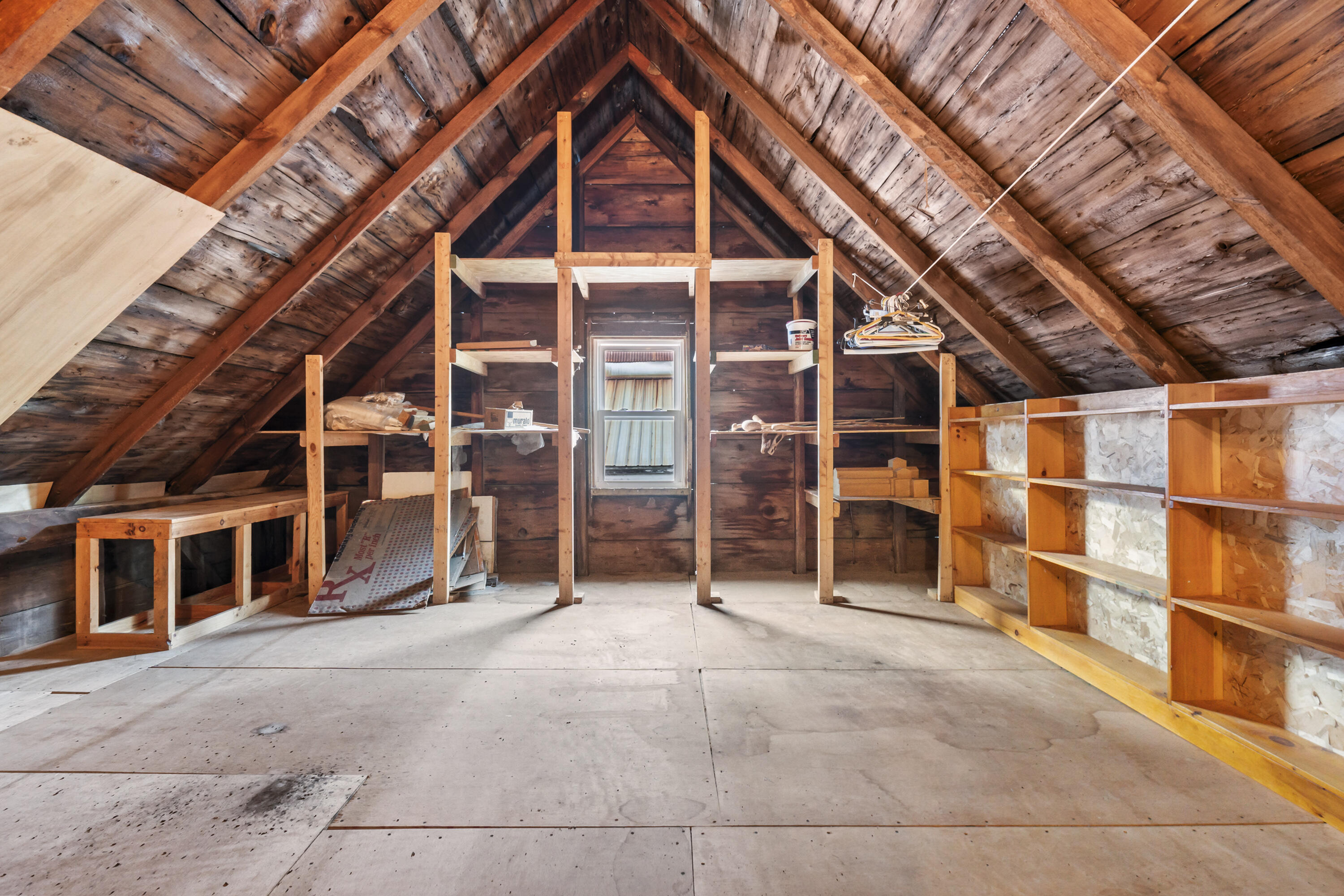 675 River Road Leeds, ME 04263 - Photo 36 of 76 675 River Rd Attic Storage