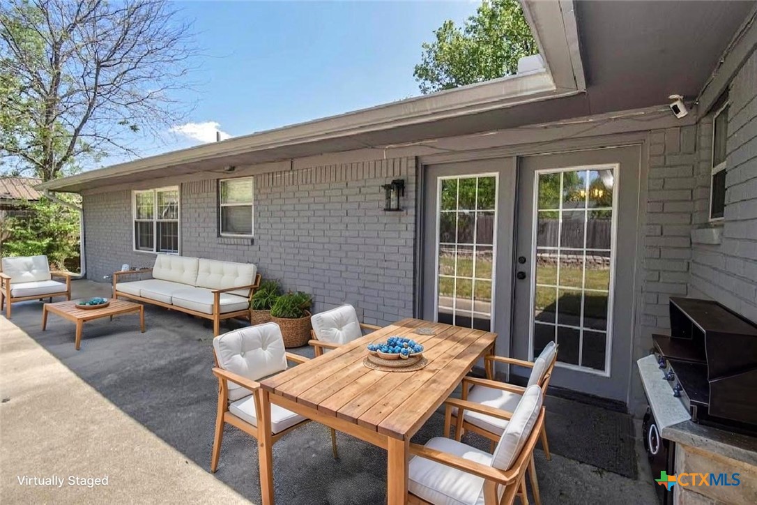 205 Tanglewood Road Temple, TX 76502 - Photo 24 of 26 AI Staging of Patio