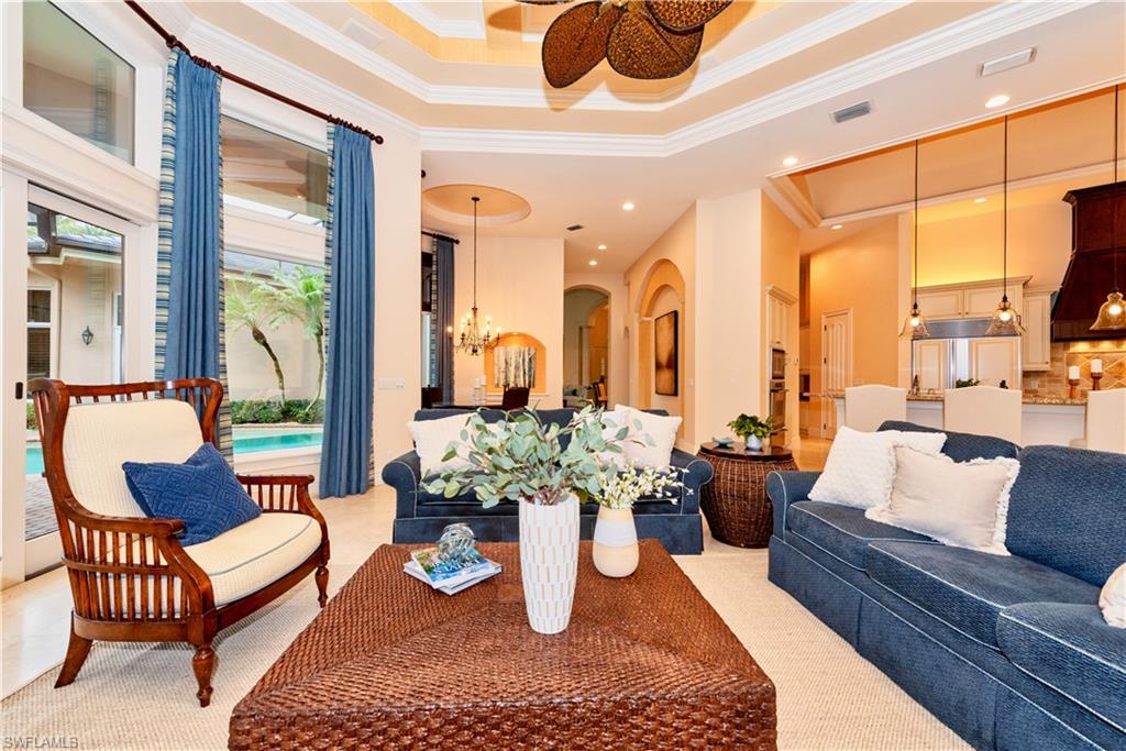 3110 Dahlia Way Naples, FL 34105 - Photo 23 of 35 a living room with patio furniture and a large window