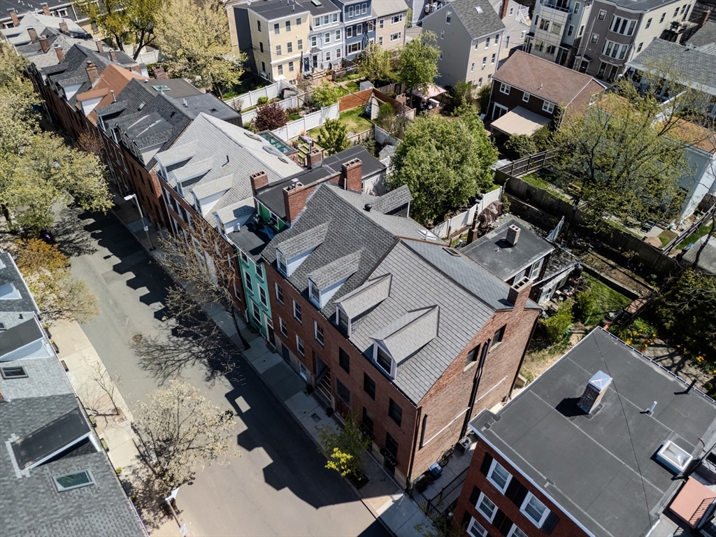 93 Baldwin Street, Unit 1 Boston, MA 02129 - Photo 29 of 30 an aerial view of a house with a yard