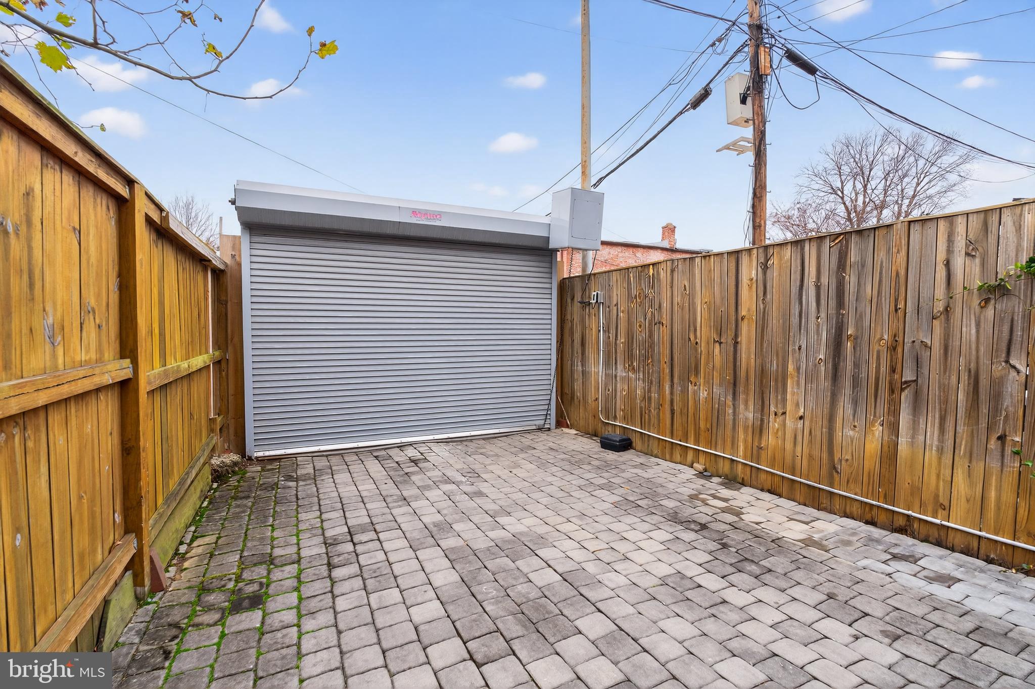 114 4th Street Northeast Washington, DC 20002 - Photo 38 of 40 a view of backyard with wooden fence