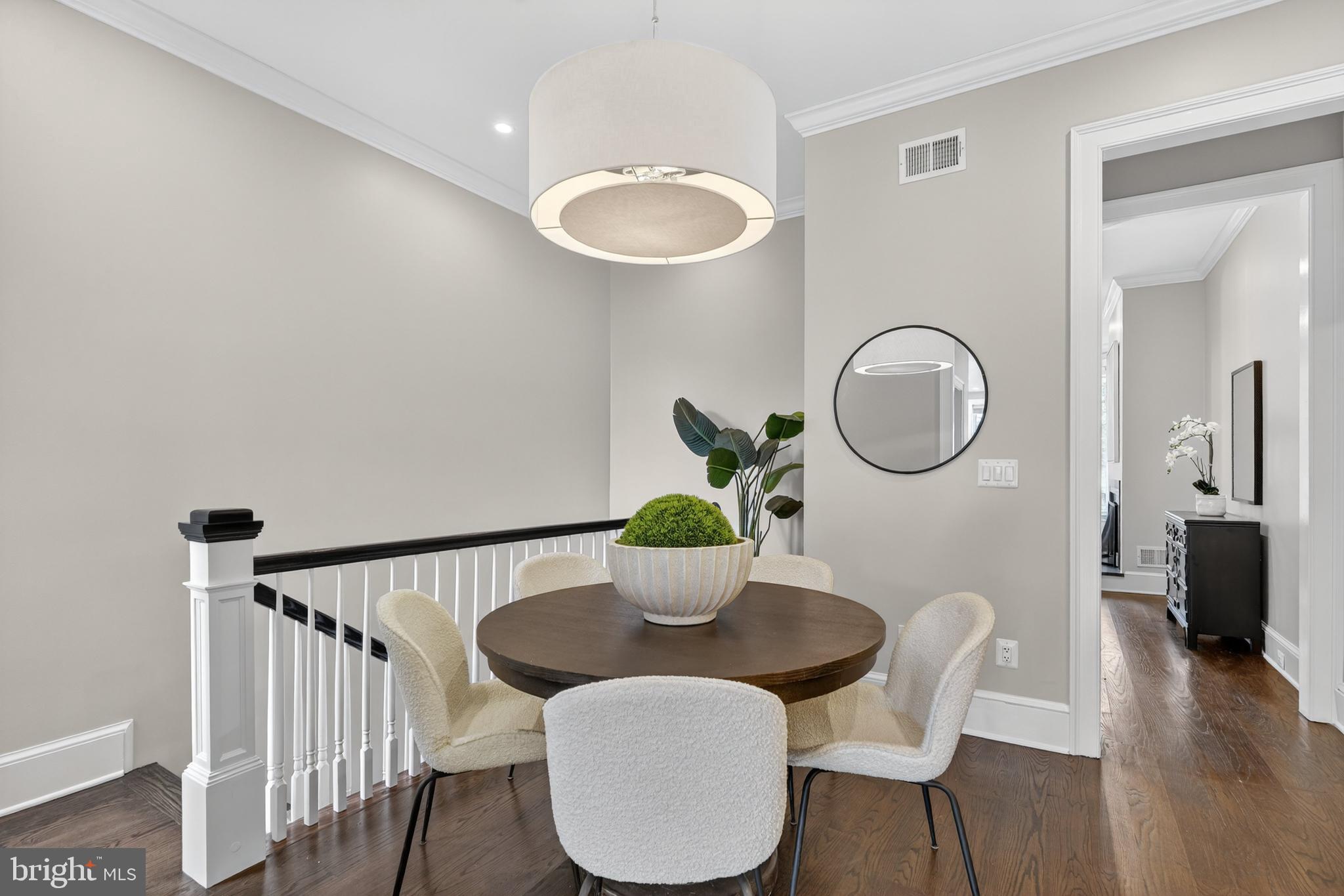 114 4th Street Northeast Washington, DC 20002 - Photo 7 of 40 a view of a dining room with furniture and wooden floor