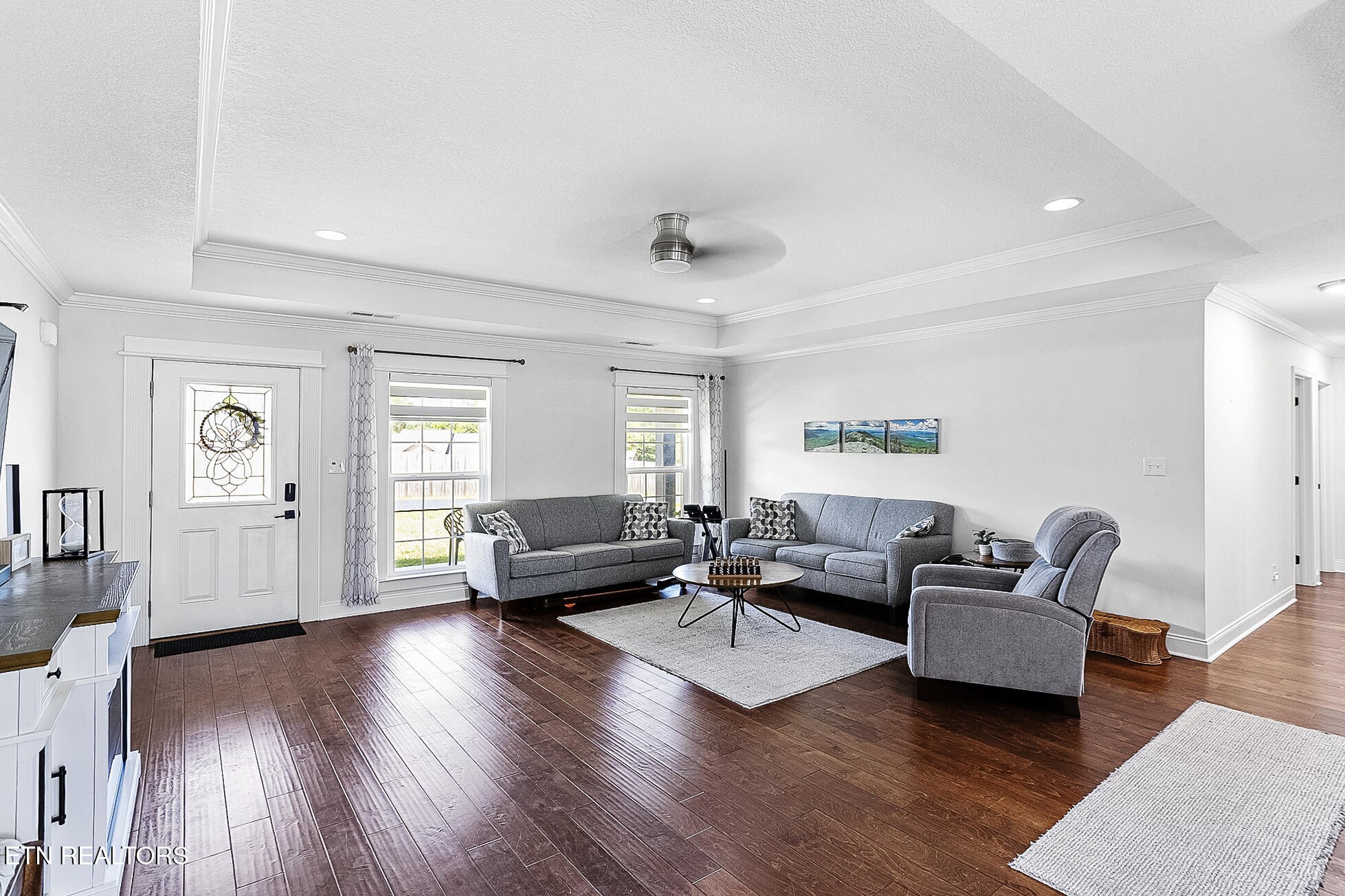 437 Covenant Way Seymour, TN 37865 - Photo 12 of 41 a living room with furniture and wooden floor