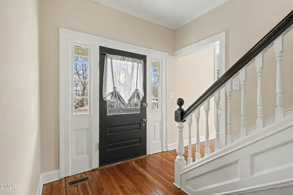 a view of front door