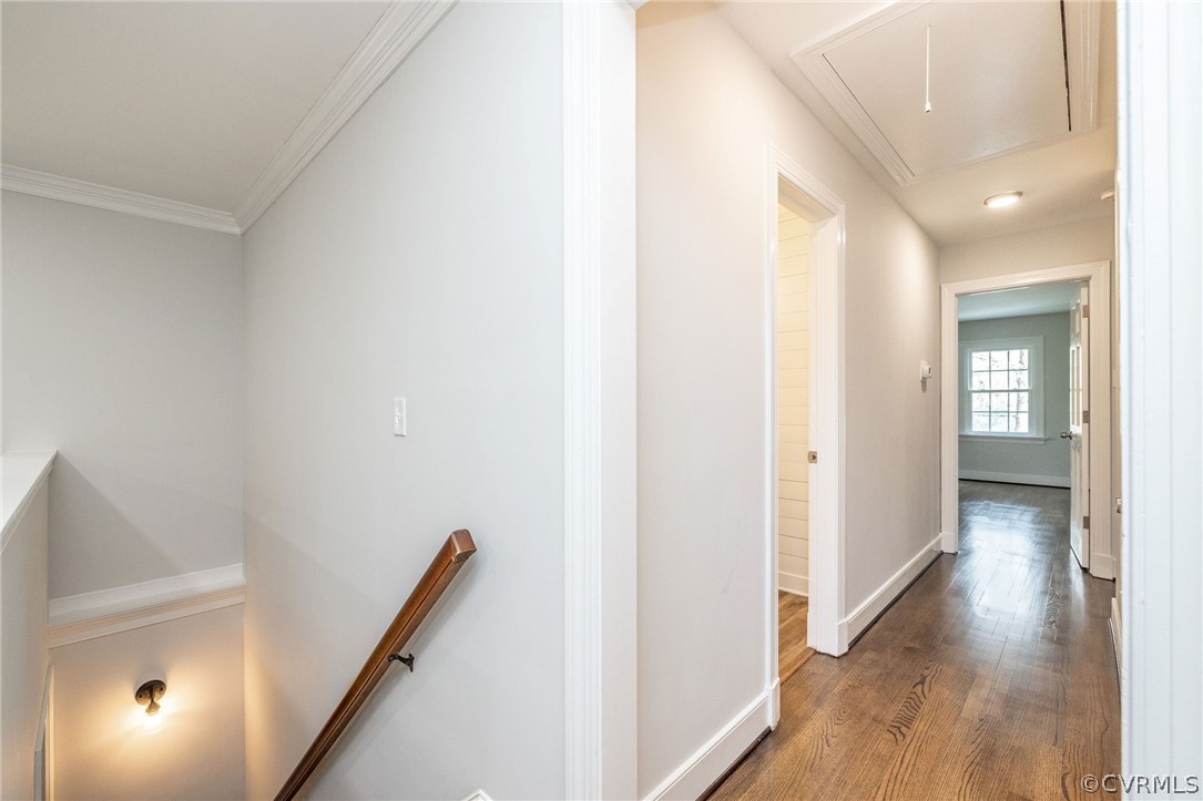 11633 Boyd Road Chester, VA 23831 - Photo 22 of 49 a view of a hallway with wooden floor