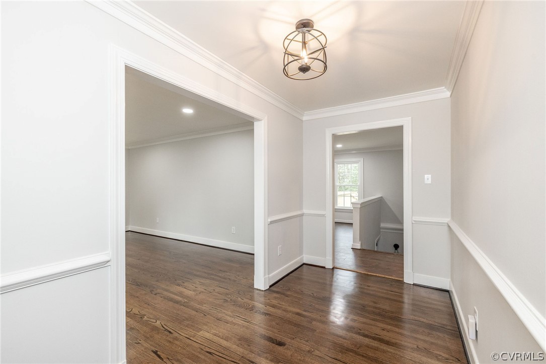 11633 Boyd Road Chester, VA 23831 - Photo 7 of 49 a view of a hallway with wooden floor