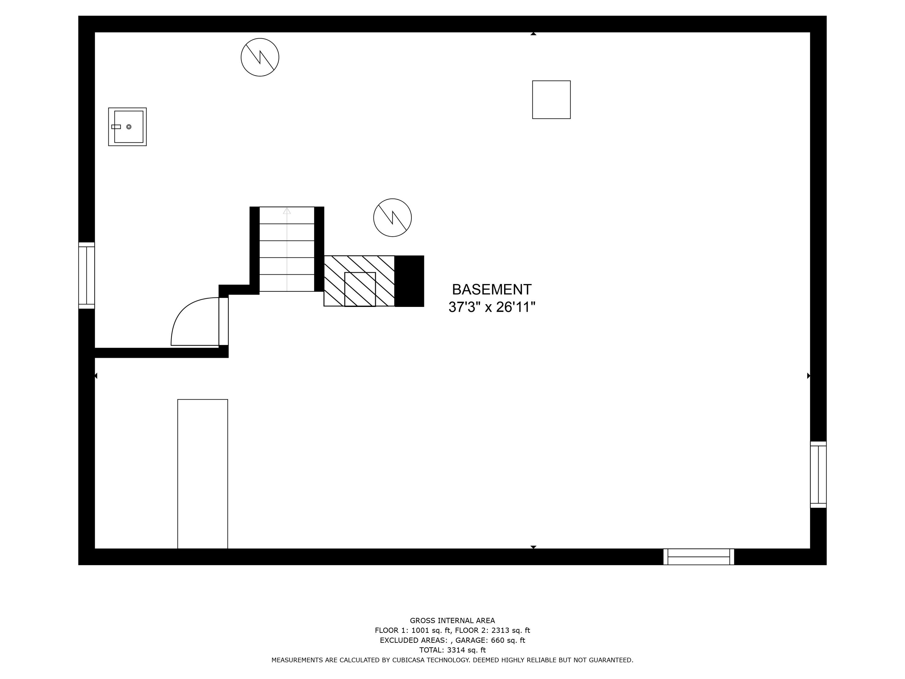 302 North Fulton Street Cassopolis, MI 49031 - Photo 54 of 56 1st_floor_dimensions_302_n_fulton_st___c