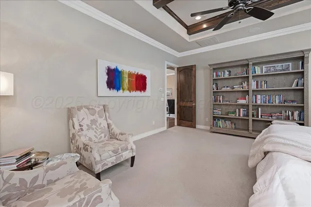 a bedroom with a bed and closet