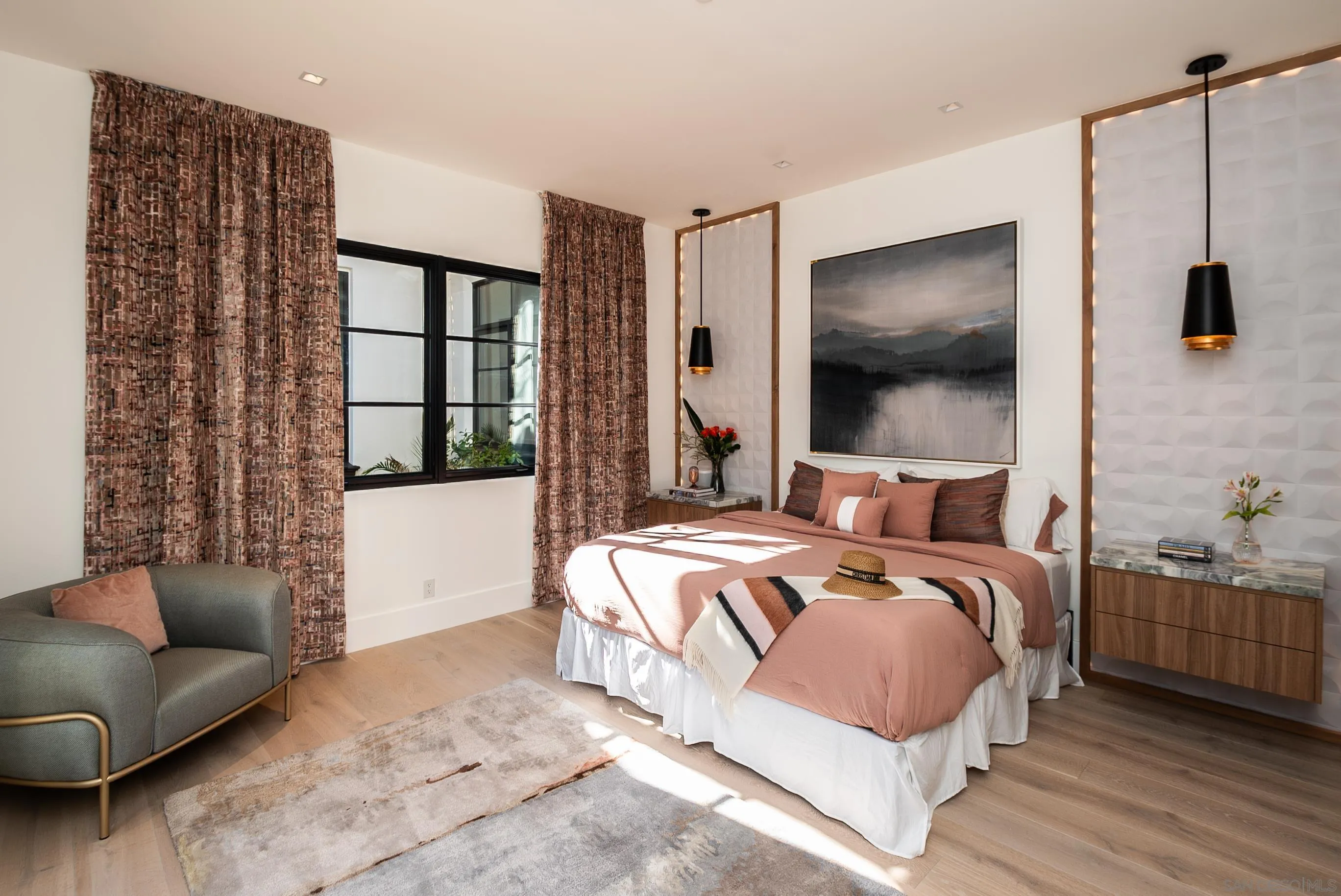 18650 Old Coach Way Poway, CA 92064 - Photo 49 of 63 a bedroom with a large bed and a couch