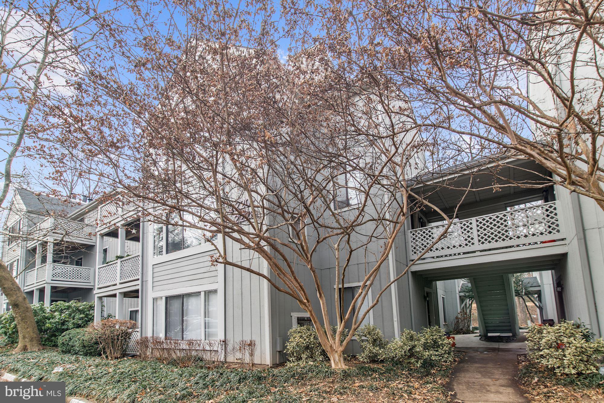 2224 Hunter's Run Drive, Unit 2224 Reston, VA 20191 - Photo 21 of 21 a view of a white house with large tree
