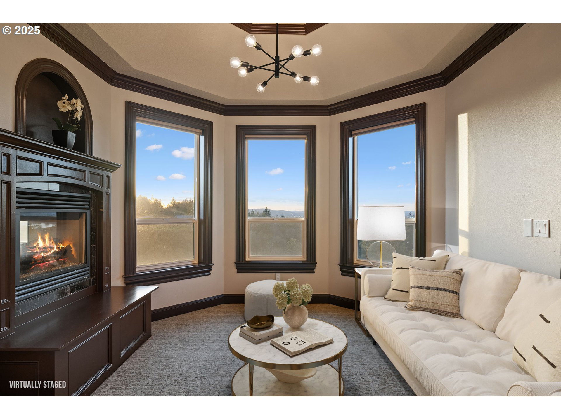 33302 Northwest 47th Court Ridgefield, WA 98642 - Photo 29 of 48 a living room with furniture and a flat screen tv