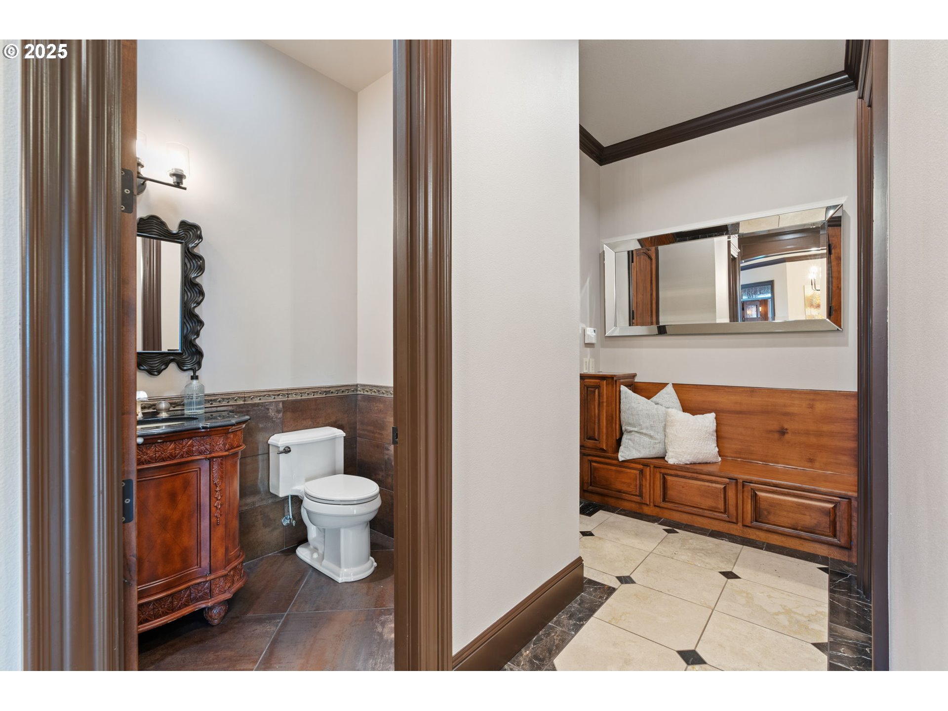 33302 Northwest 47th Court Ridgefield, WA 98642 - Photo 44 of 48 a bathroom with a toilet a sink and mirror