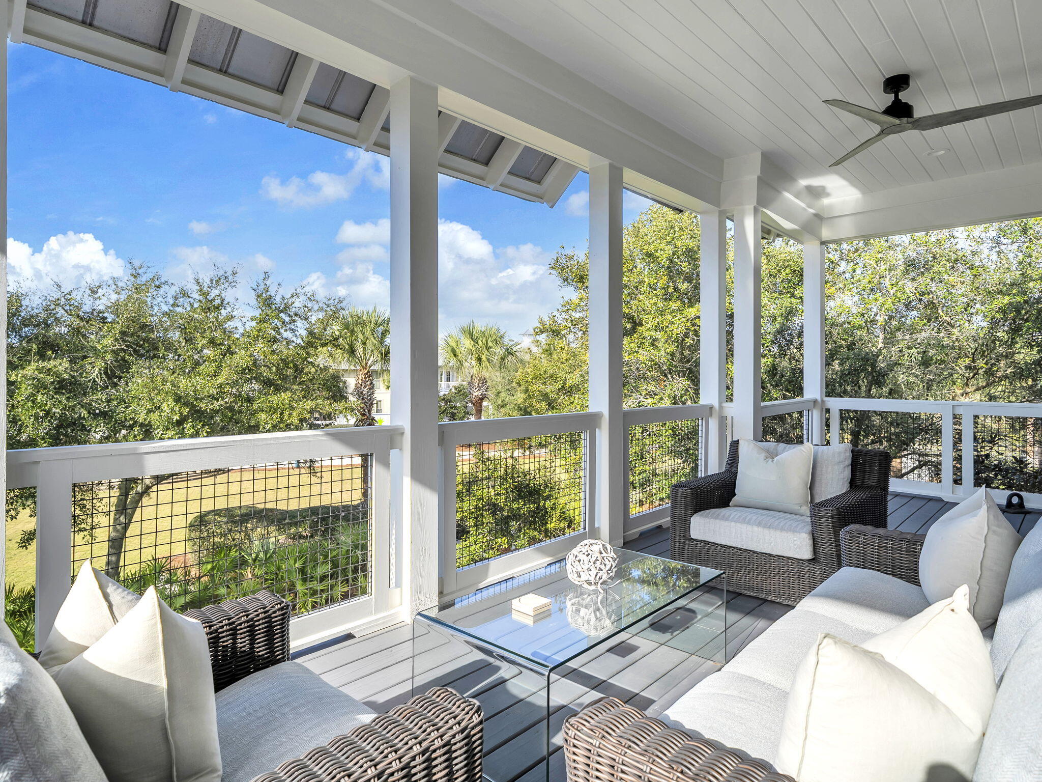 83 Cypress Walk Santa Rosa Beach, FL 32459 - Photo 50 of 77 a living room with furniture and a floor to ceiling window