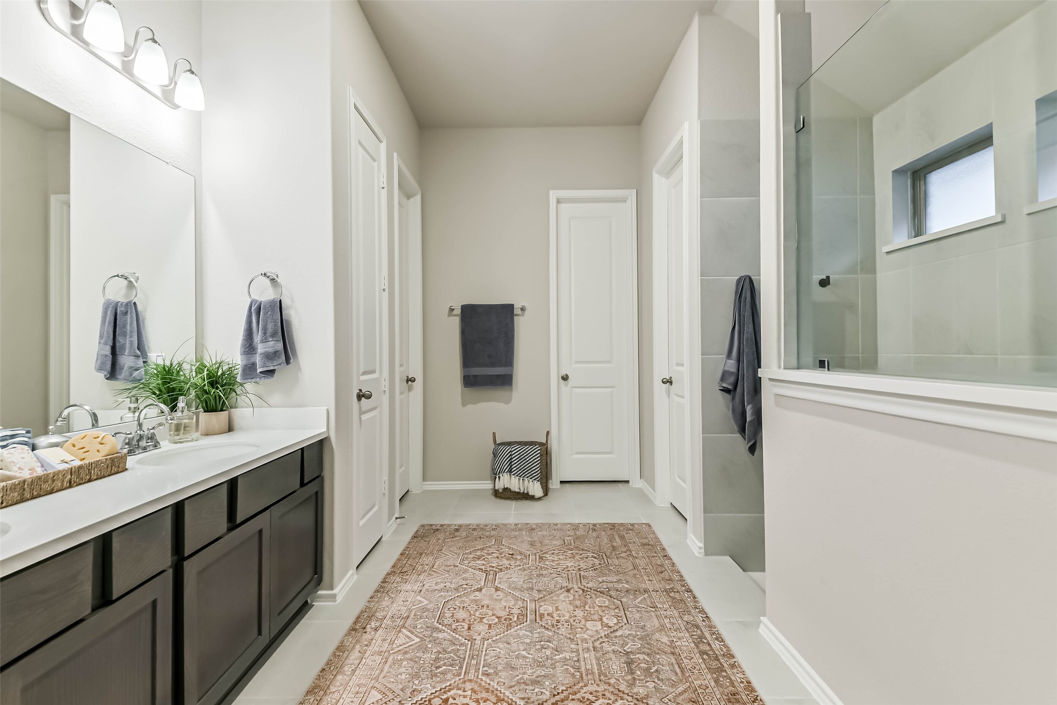 1337 Lakeside Crk Road Magnolia, TX 77354 - Photo 19 of 34 a bathroom with a sink and a mirror