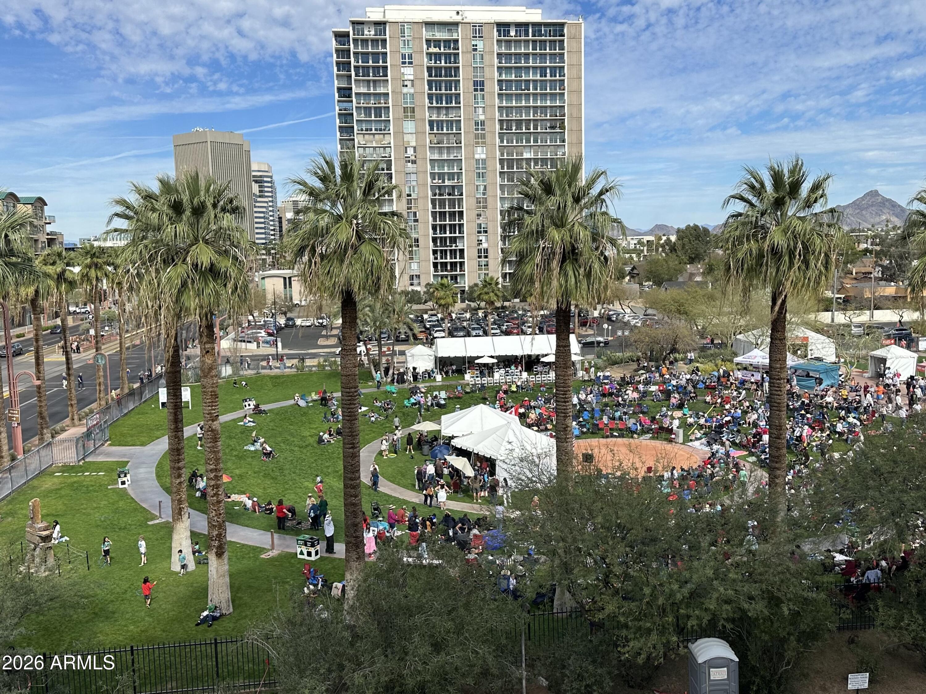 2201 North Central Avenue, Unit 5B Phoenix, AZ 85004 - Photo 3 of 35 a view of a garden