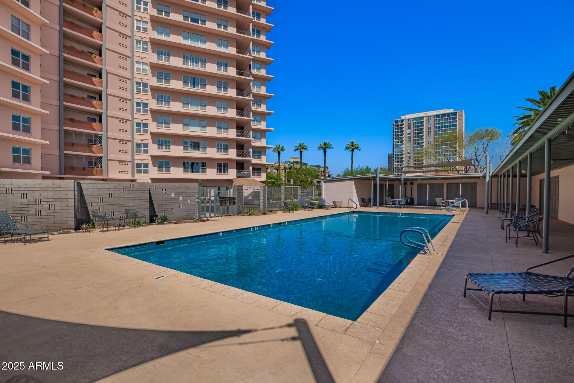 2201 North Central Avenue, Unit 5B Phoenix, AZ 85004 - Photo 31 of 35 a view of swimming pool with outdoor seating