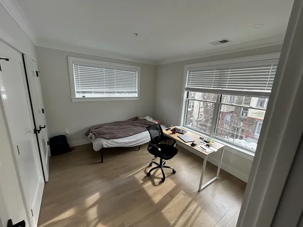a room with furniture and windows