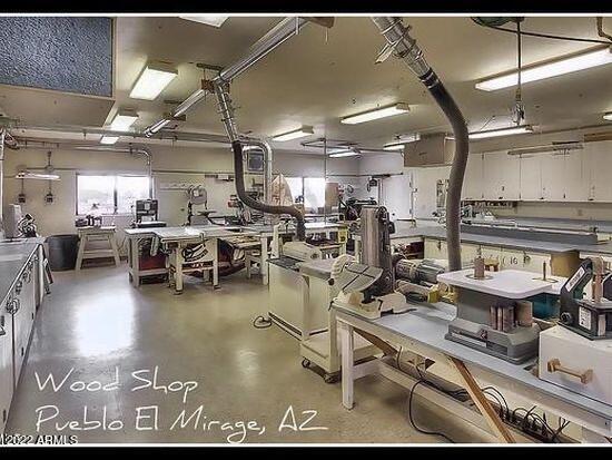 11201 North El Mirage Road, Unit A22 El Mirage, AZ 85335 - Photo 39 of 41 Wood shop