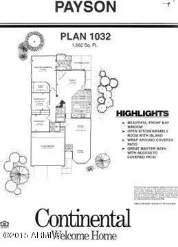 4416 East Gatewood Road Phoenix, AZ 85050 - Photo 24 of 24 Gatewood Floorplan