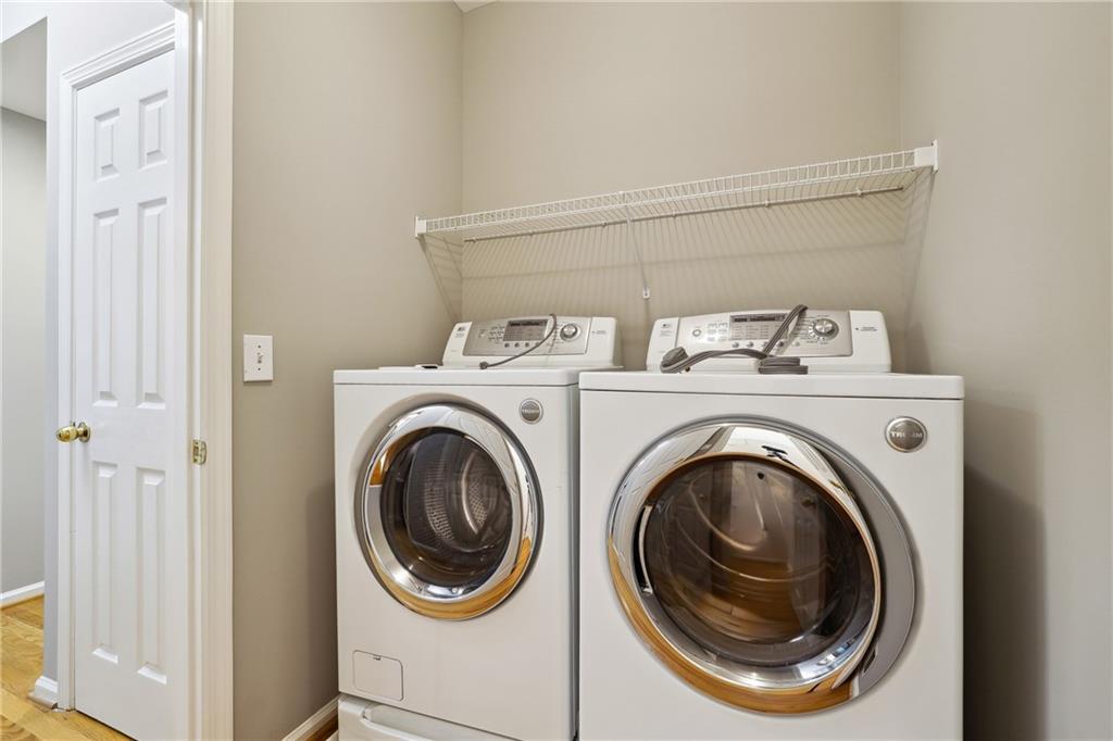 5145 Harbour Ridge Drive Alpharetta, GA 30005 - Photo 12 of 27 a utility room with dryer and washer