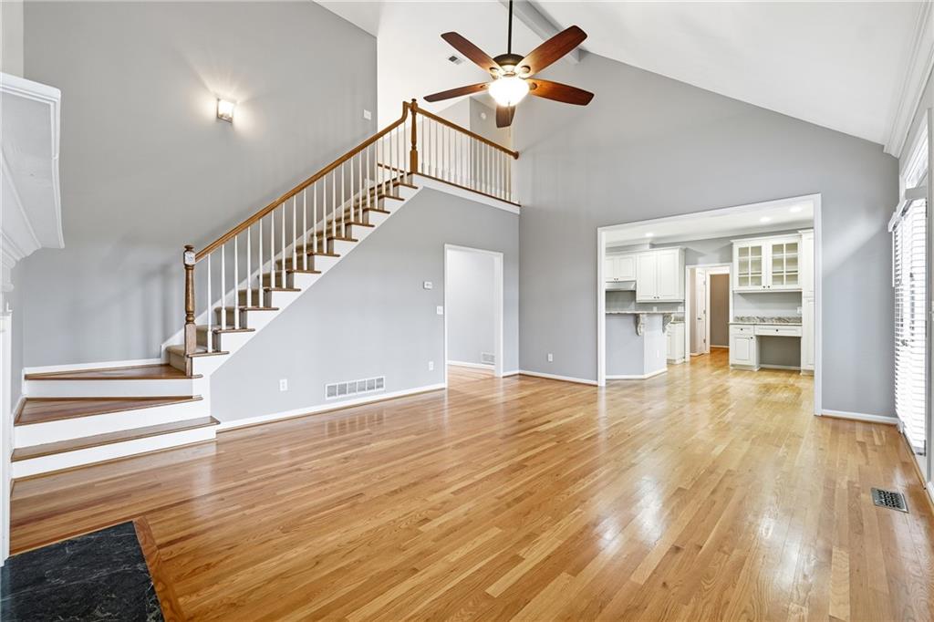 5145 Harbour Ridge Drive Alpharetta, GA 30005 - Photo 6 of 25 a view of empty room with wooden floor