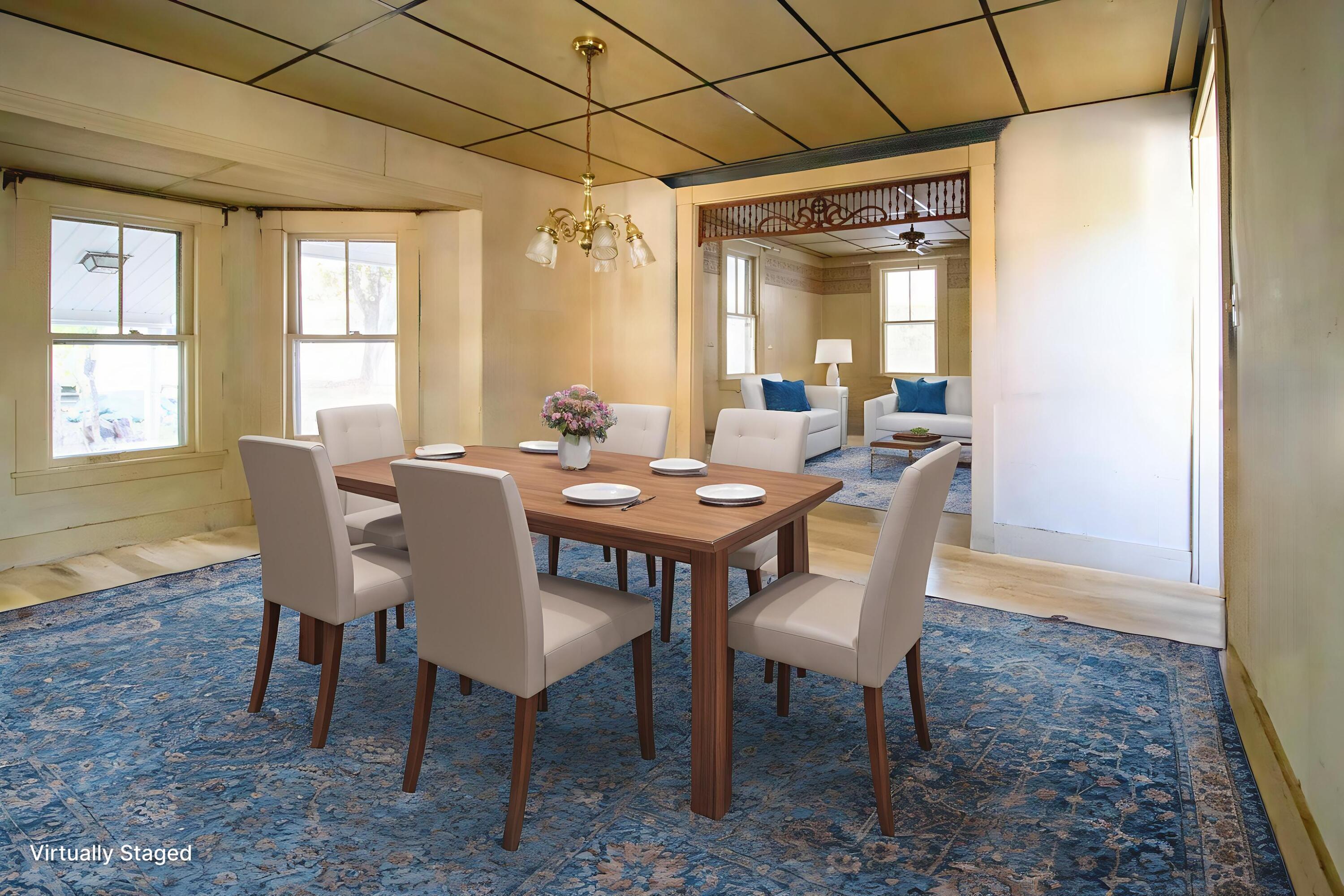 66 Main Street Cornish, ME 04020 - Photo 29 of 49 Dining Room Staged