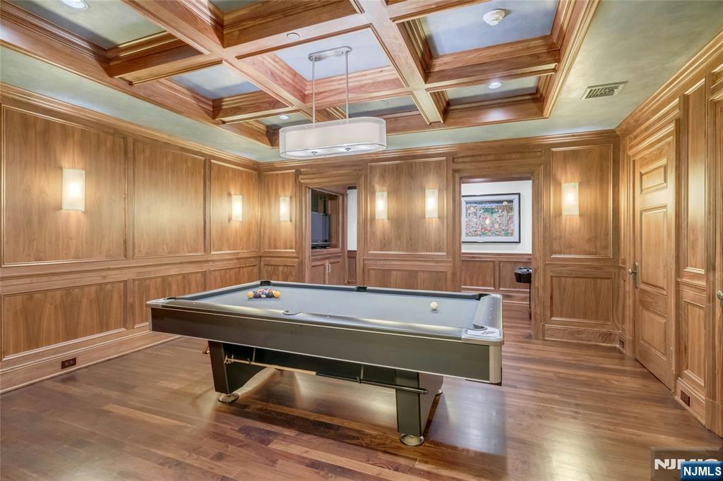 480 Knollwood Road Ridgewood, NJ 07450 - Photo 37 of 50 a room with pool table and wooden floor