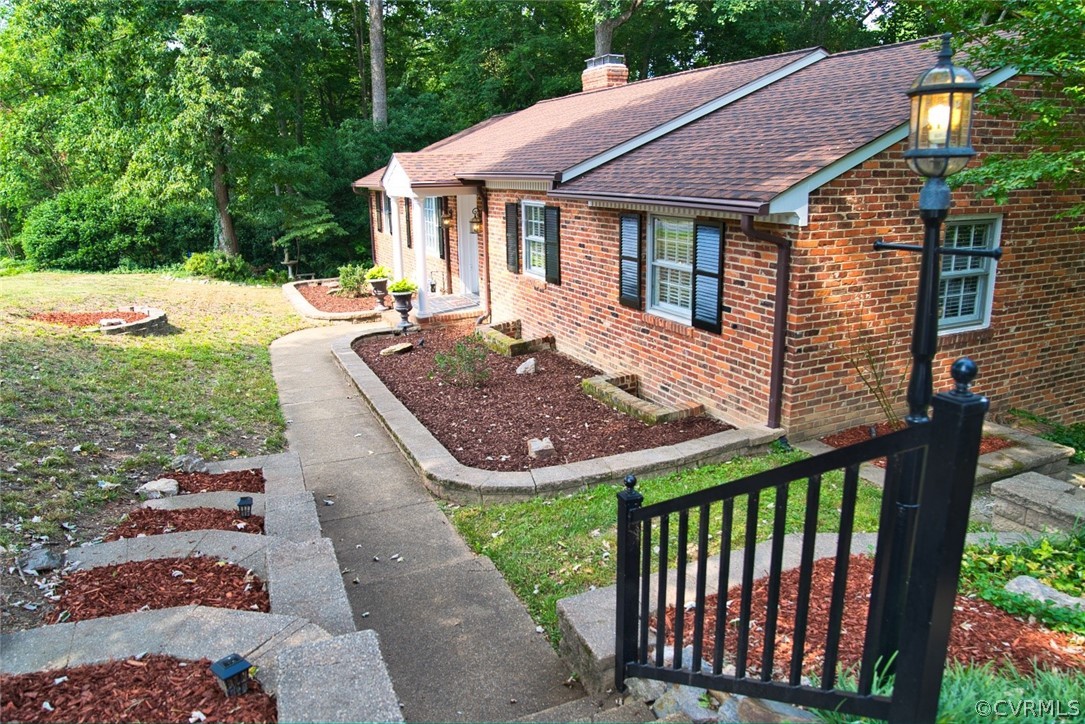 4140 October Road North Chesterfield, VA 23234 - Photo 3 of 36 Side view of the home main entrance