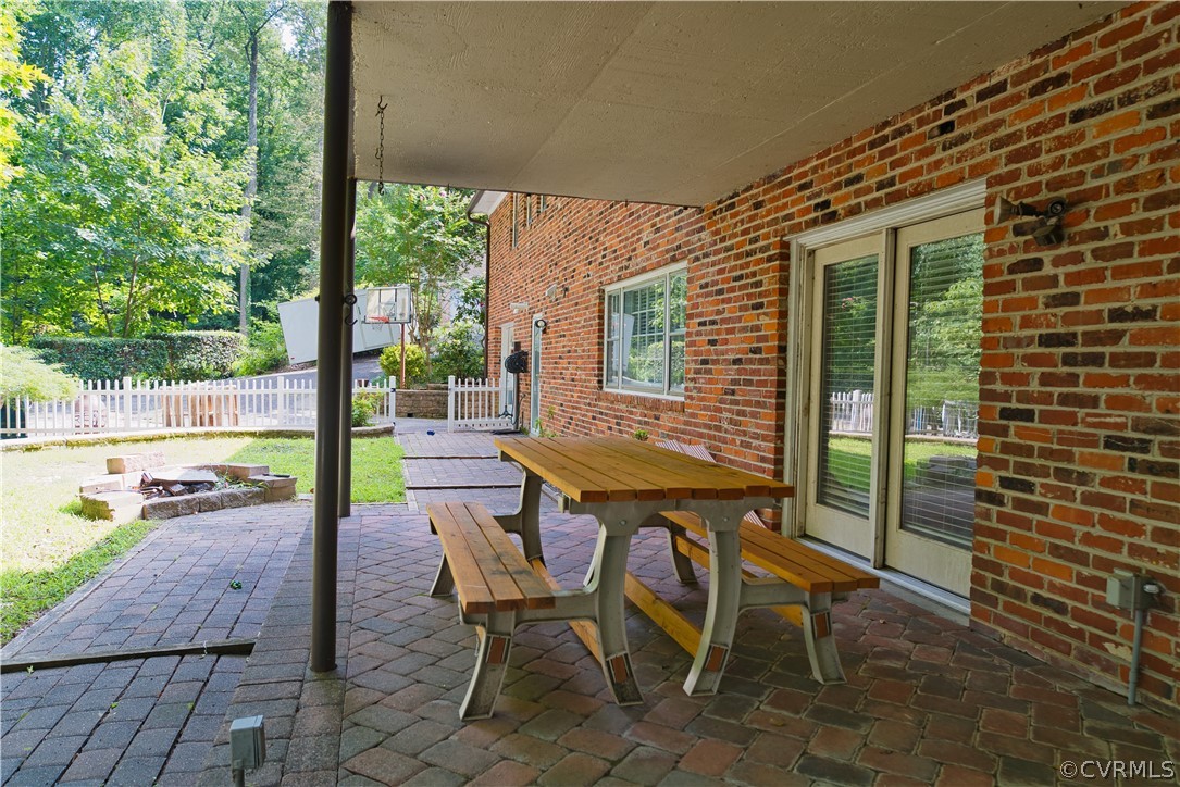 4140 October Road North Chesterfield, VA 23234 - Photo 31 of 36 Back of the home, lower patio