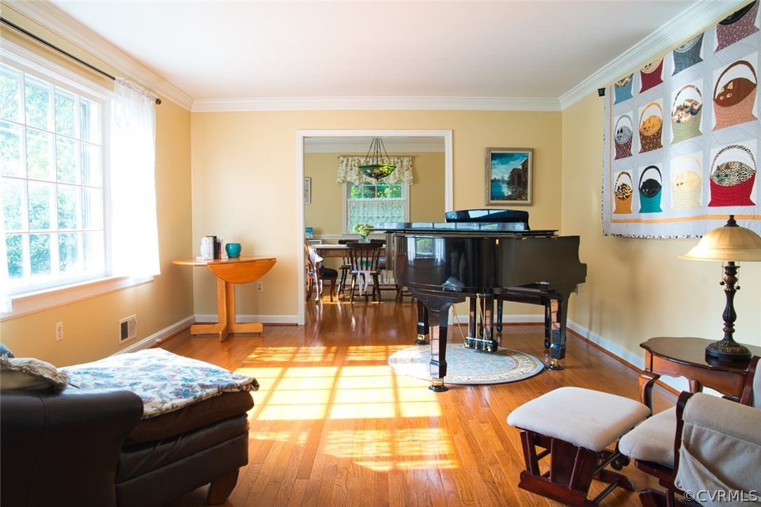 4140 October Road North Chesterfield, VA 23234 - Photo 6 of 36 Gorgeous Open Living Room; hardwood floors and cro