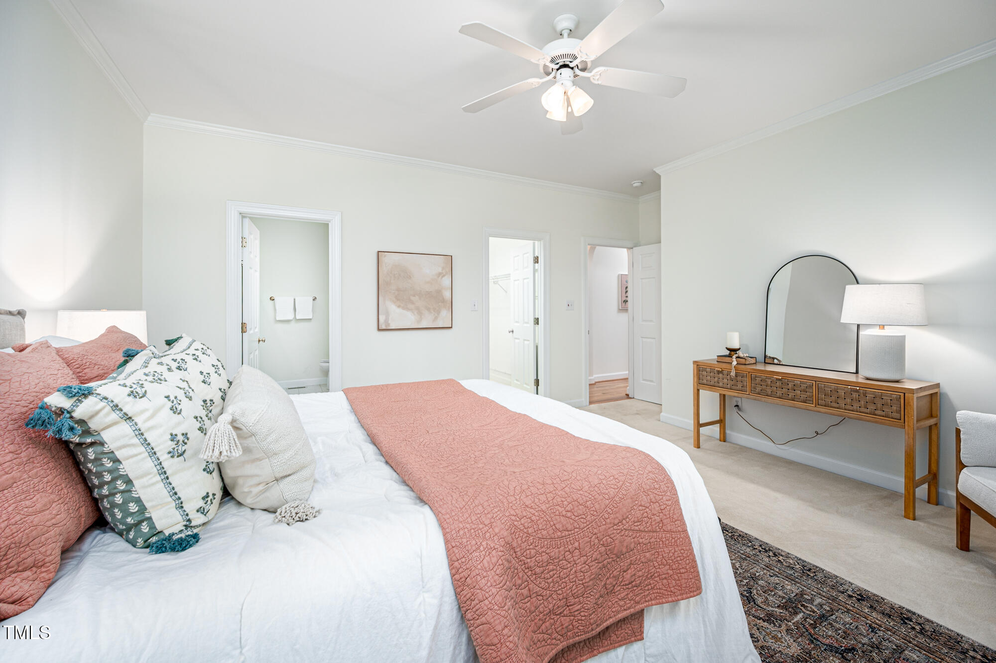 506 Manor Ridge Road Carrboro, NC 27510 - Photo 14 of 30 a bedroom with a bed couch and a dresser