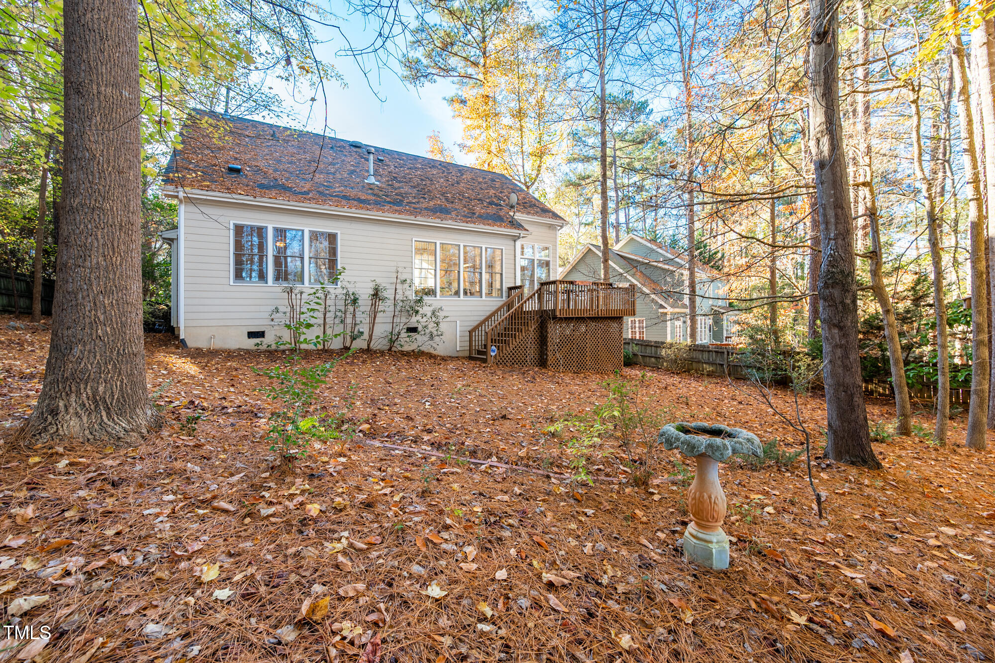 506 Manor Ridge Road Carrboro, NC 27510 - Photo 28 of 30 a view of a house with a yard covered in snow