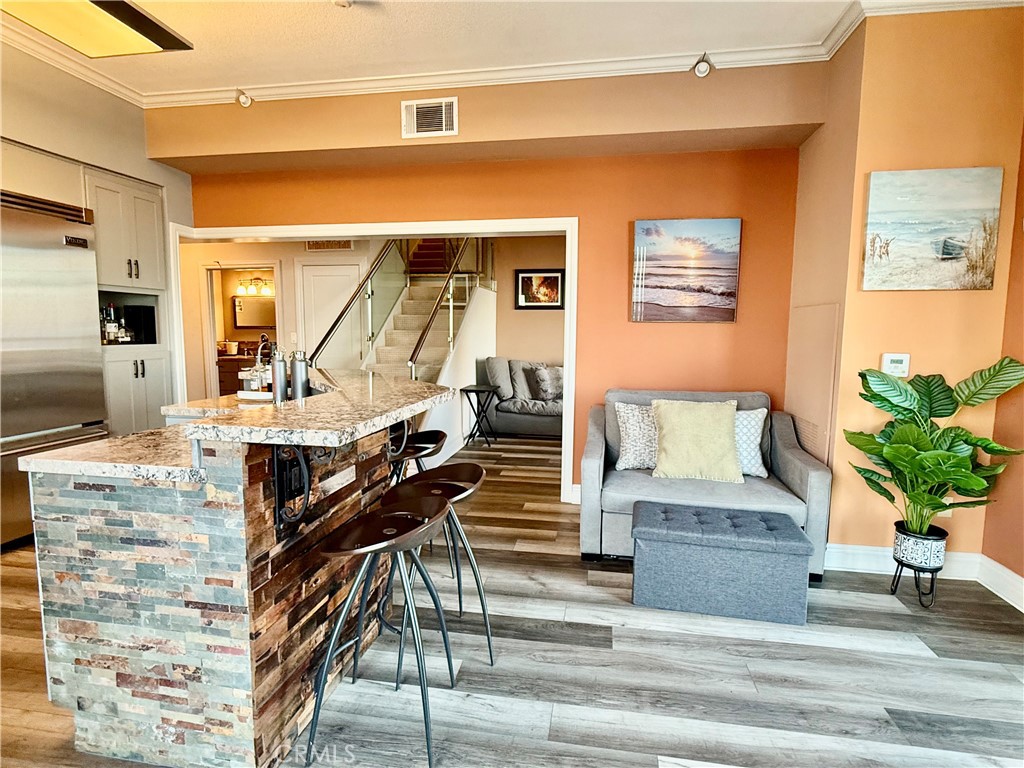 488 East Ocean Boulevard, Unit P2 Long Beach, CA 90802 - Photo 5 of 15 a view of living room with furniture and wooden floor